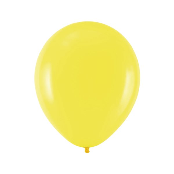 Lateksballonger - Standard - Gul - 27 cm - 10-pakning Lateksballonger - Standard - Gul - 27 cm - 10-pakning