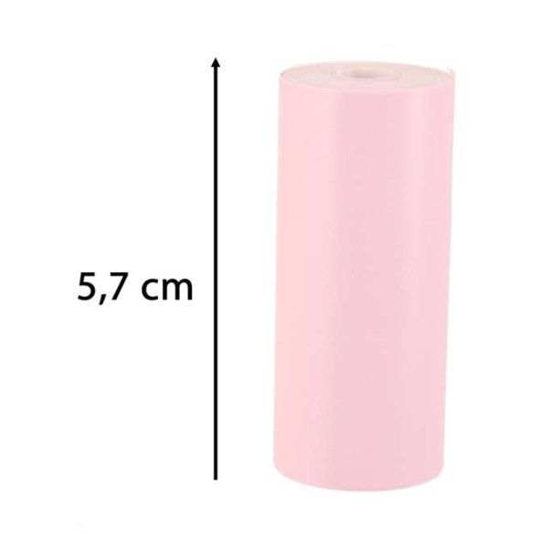 Termopapirruller farget 5,7 cm x 3 m 3-pakning - BPA-fri