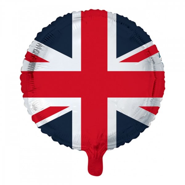 Folieballong - Storbritannia - Rund - 46 cm