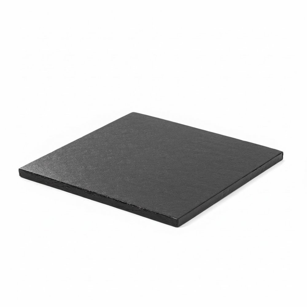 Tykt kakebrett – Firkantet – Svart – 30 x 30 cm – Kvadrat – 1 cm, Kakebrett