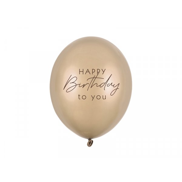 Ballonger Gratulerer med dagen - Metallisk kald gull - 30 cm Ballonger Gratulerer med dagen - Metallisk kald gull - 30 cm