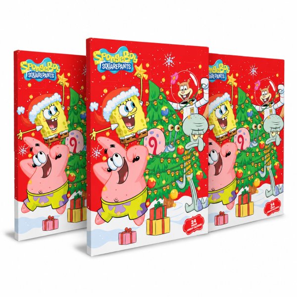 Svampebob Firkant Adventskalender - 3-pakning Svampebob Firkant Adventskalender - 3-pakning