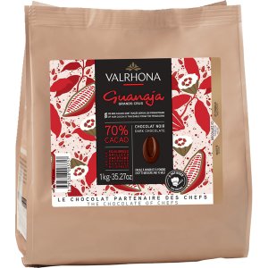 M�rk sjokolade - Guanaja -70% kakao - 1 kg - Valrhona