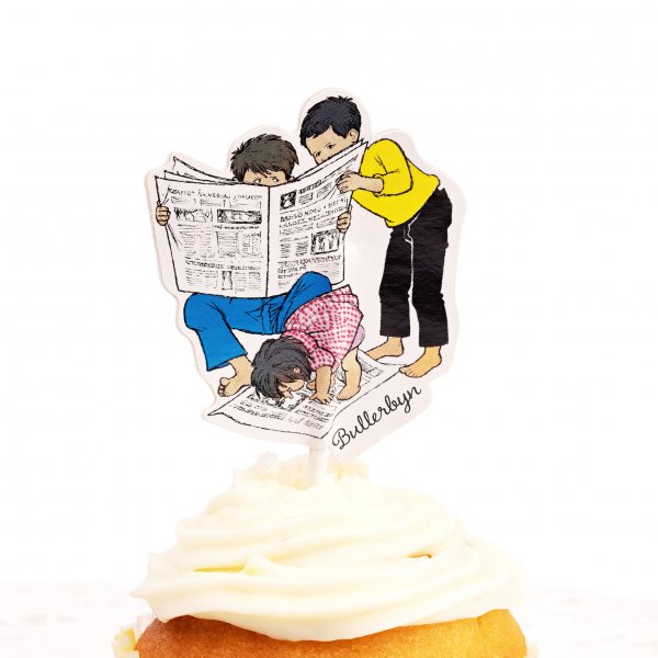 Kaketoppere - Bullerbyn 8-pakning 10cm Kaketoppere - Bullerbyn 8-pakning 10cm