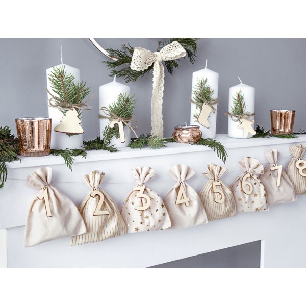 Adventskalender - Gjør-det-selv - Sett med kjærlighetskuponger Adventskalender - Gjør-det-selv - Sett med kjærlighetskuponger