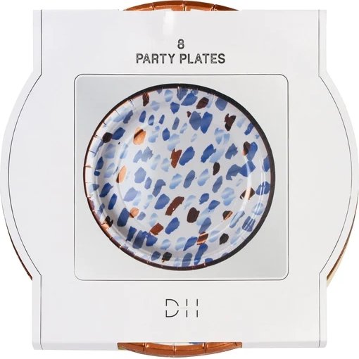 Papirtallerken - Pensel - 8-pakning