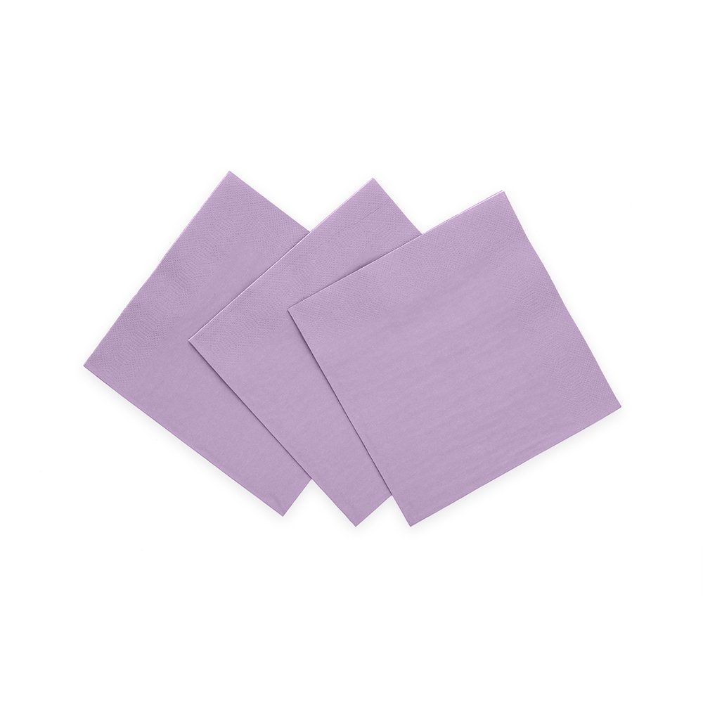 Små servietter – Lavendel – 24×24 cm – 20-pakning – Servietter, Borddekking