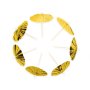 Drikkeparasoller - Gull Metallic - 10-pakning Drikkeparasoller - Gull Metallic - 10-pakning