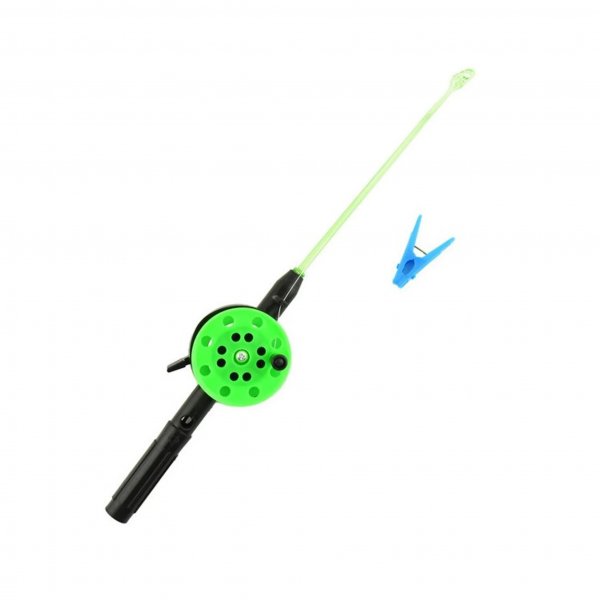 Fiskedamduk med fiskestang Fiskedamduk med fiskestang