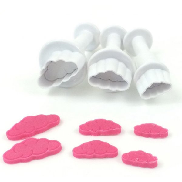 Kakeformer - Dekofee - Skyer - 3-pakning Kakeformer - Dekofee - Skyer - 3-pakning