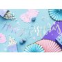Backdrop - Happy Birthday - Iridescent