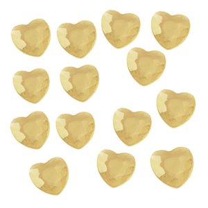 Diamantkonfetti - Hjerter - Gull - 28 gram Diamantkonfetti - Hjerter - Gull - 28 gram