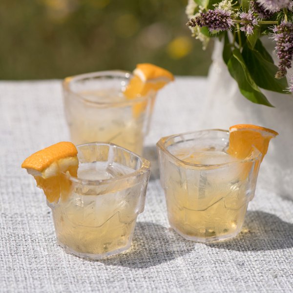 Frostede shotglass - Kube - 4 cl - 6-pakning