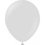 Ballonger ensfarget - Premium 45 cm - Røykfarget - 5-pakning