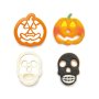Kakeutstikker - Gresskar og hodeskalle - Halloween Kakeutstikker - Gresskar og hodeskalle - Halloween