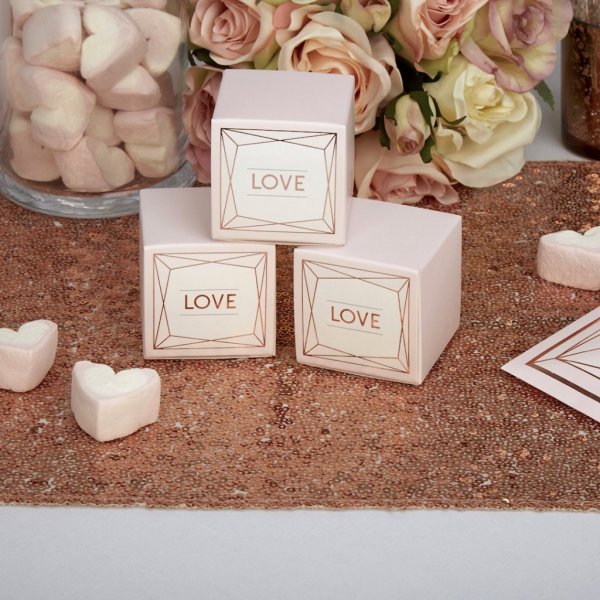 Gaveesker - Geo Blush - 10-pakning Gaveesker - Geo Blush - 10-pakning