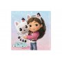 Servietter - Gabbys dukkehus - Filmen - 20-pakning - 33 x 33 cm Servietter - Gabbys dukkehus - Filmen - 20-pakning - 33 x 33 cm