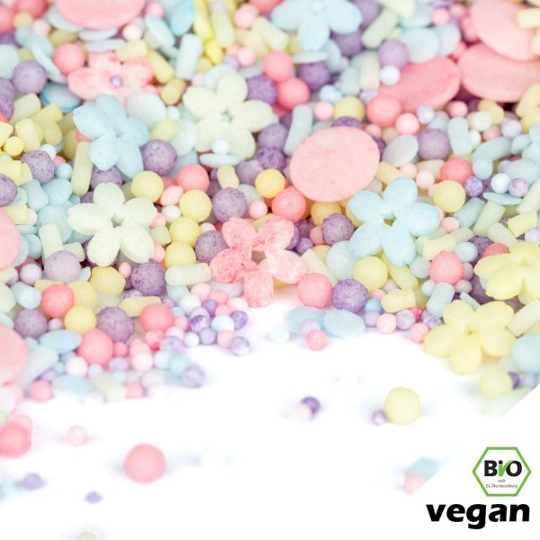 Strøblanding - Superstreusel - Økologisk og vegansk - Blomsterkraft - 90g Strøblanding - Superstreusel - Økologisk og vegansk - Blomsterkraft - 90g