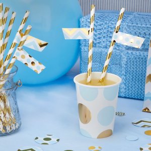 Stråvimpler - Pattern Works - Blå - 30-pakning Stråvimpler - Pattern Works - Blå - 30-pakning