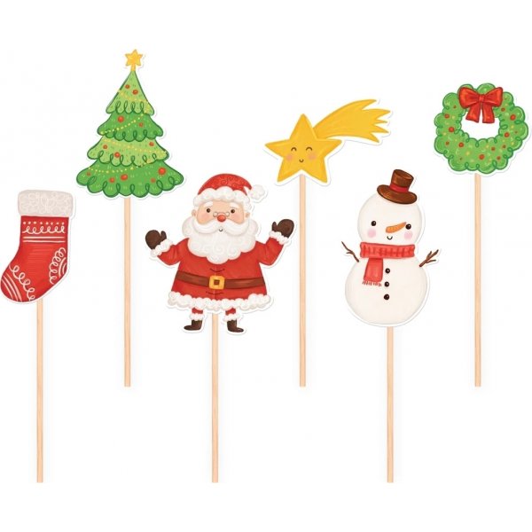 Kakespenner - Julemotiv - 6-pakning Kakespenner - Julemotiv - 6-pakning