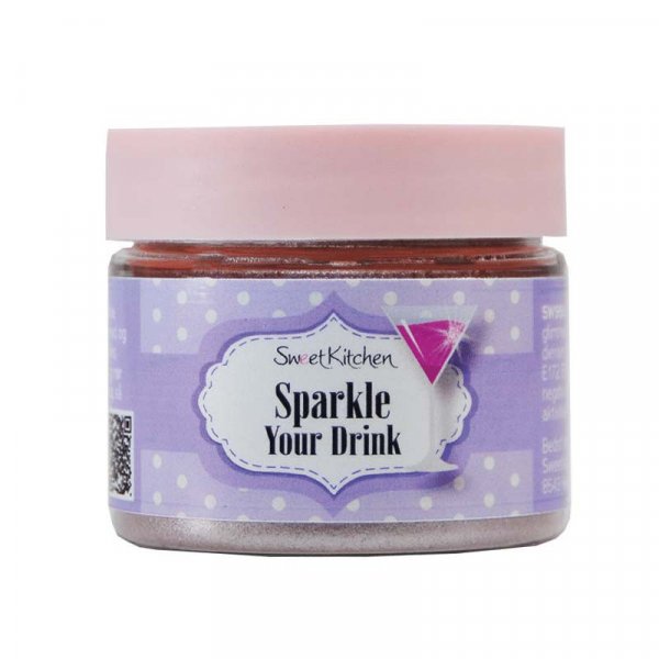 Drikkeglitter - Sparkle Your Drink - Lilla - SweetKitchen - 10 g Drikkeglitter - Sparkle Your Drink - Lilla - SweetKitchen - 10 g