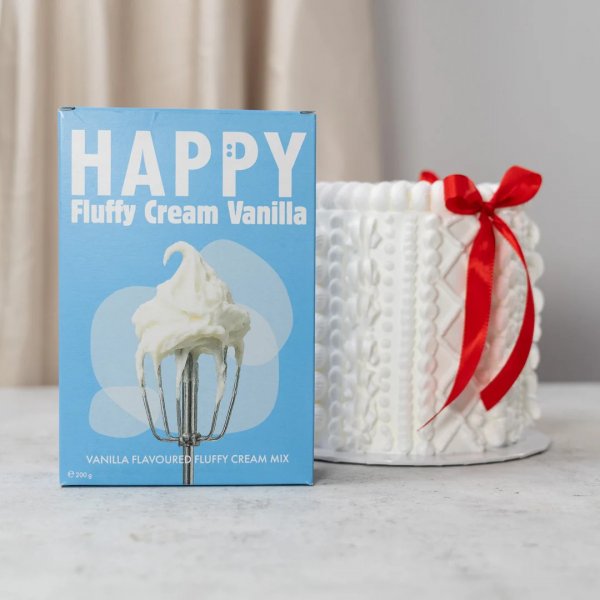 Happy Fluffy Cream Vanilje - 200 g - Happy Sprinkles
