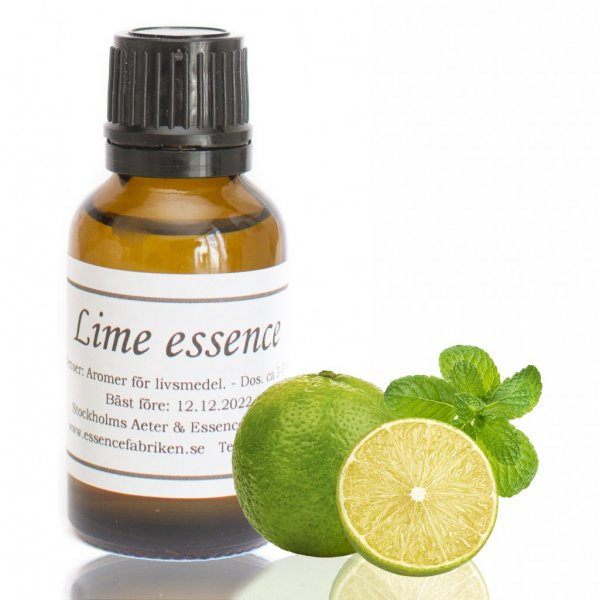 Aroma/essens - 25ml - Lime Aroma/essens - 25ml - Lime