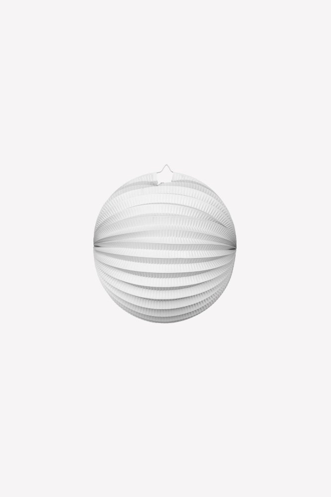 Lykt – Papir – Hvit – 25 cm – Lamper og lykter til bryllup, Bryllupsdekorasjoner