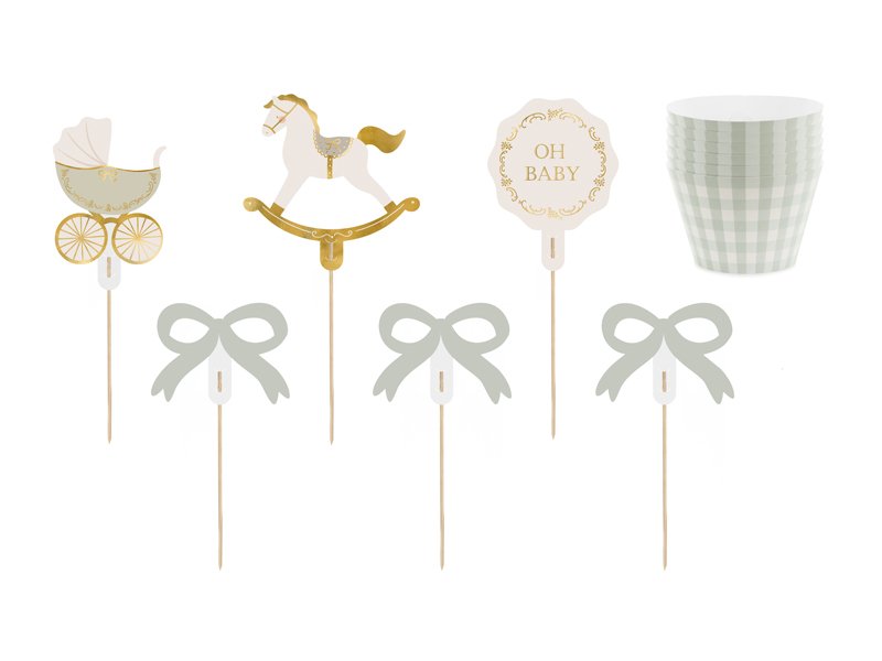 Muffinssett Oh Baby – Mix – Baking for babyshoweren, Baby Shower