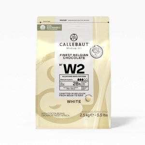 Sjokolade - Hvit W2 - Callebaut - 2,5 kg Sjokolade - Hvit W2 - Callebaut - 2,5 kg