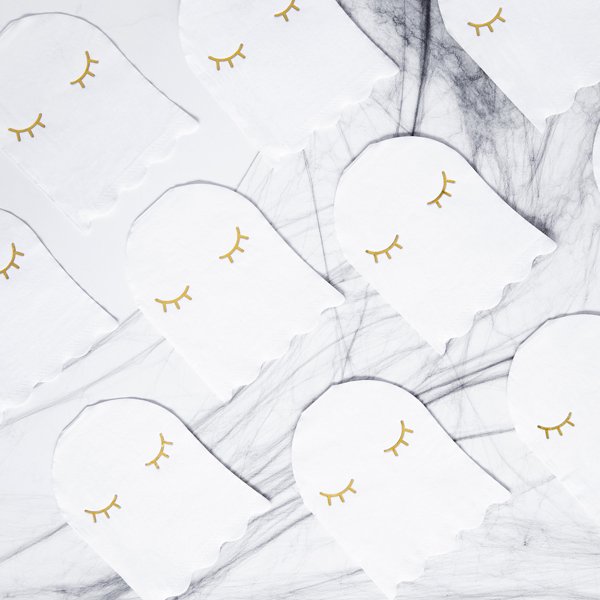 Servietter - Spøkelser - Rosa Halloween - 20-pakning Servietter - Spøkelser - Rosa Halloween - 20-pakning