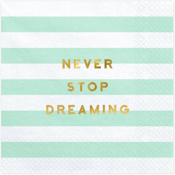 Servietter - Nam - Slutt aldri å drømme - 20-pakning Servietter - Nam - Slutt aldri å drømme - 20-pakning