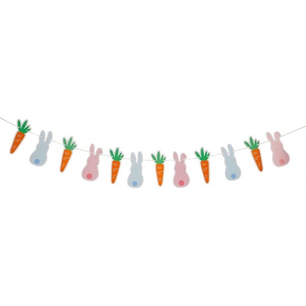 Banner - P�skeharer og gulr�tter - 2,4 m