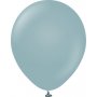 Ballonger ensfarget - Premium 45 cm - Storm - 5-pakning