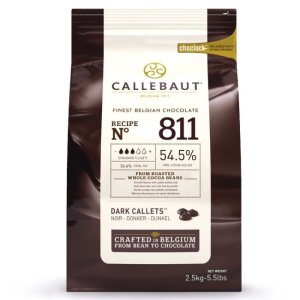 M�rk sjokolade - 811 Callebaut - 2,5 kg