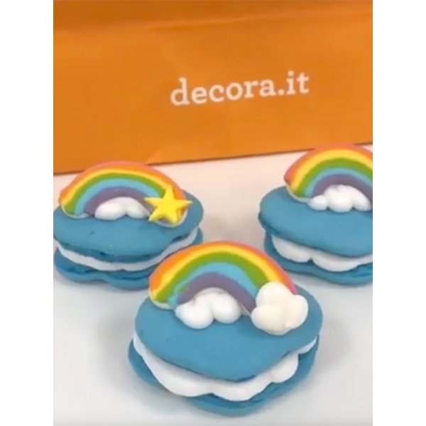 Sukkerdekorasjoner - Regnbuer - 6 stk Sukkerdekorasjoner - Regnbuer - 6 stk