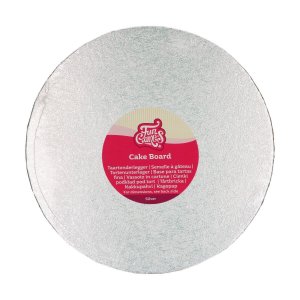Kakefat - s�lv - 3 mm tykk - 25,4 cm diameter