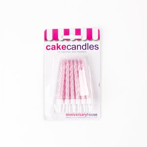 Kakelys - Rosa - Perlemor - 12 stk Kakelys - Rosa - Perlemor - 12 stk