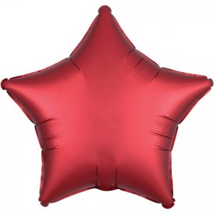 Folieballong - Stjerne 48cm - Matt rd