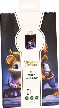 Godteriposer - Mikke Mus og Helium - 12 x 20 cm - 8-pakning