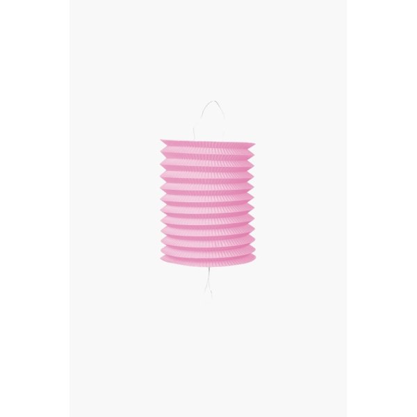 Lykt - Papir - Rosa - 16 cm Lykt - Papir - Rosa - 16 cm