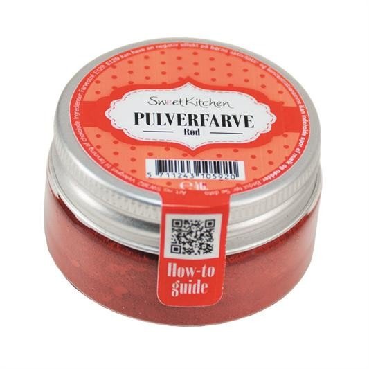 Pulvermaling – Rød – SweetKitchen – 4 g – Pulverlakkering, Kolorist