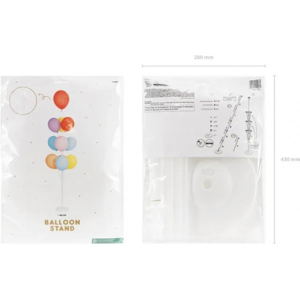 Ballongstativ - Borddekorasjon - 13 ballonger - 160 cm Ballongstativ - Borddekorasjon - 13 ballonger - 160 cm