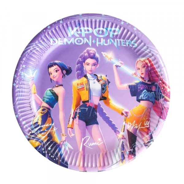 Papptallerkener - K-pop - 8-pakning - 23 cm Papptallerkener - K-pop - 8-pakning - 23 cm
