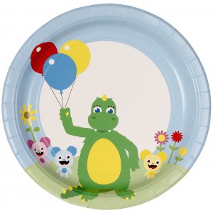 Papirtallerkener - Bolibompa - 8-pakning