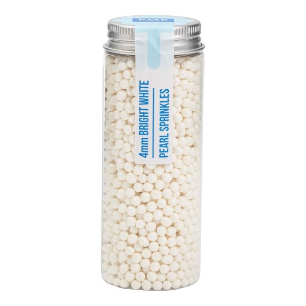 Sukkerperler - Hvite - 4 mm - PME - 74 g Sukkerperler - Hvite - 4 mm - PME - 74 g