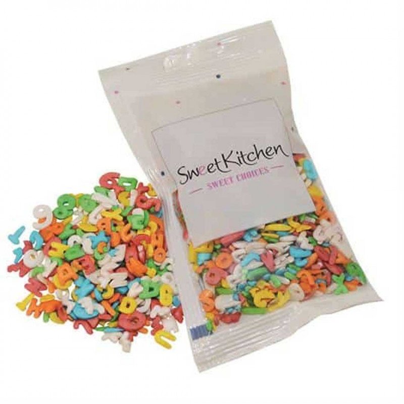 Strøssel - Bokstaver og tall - SweetKitchen - 40 g - Strøssel, Sprinkles