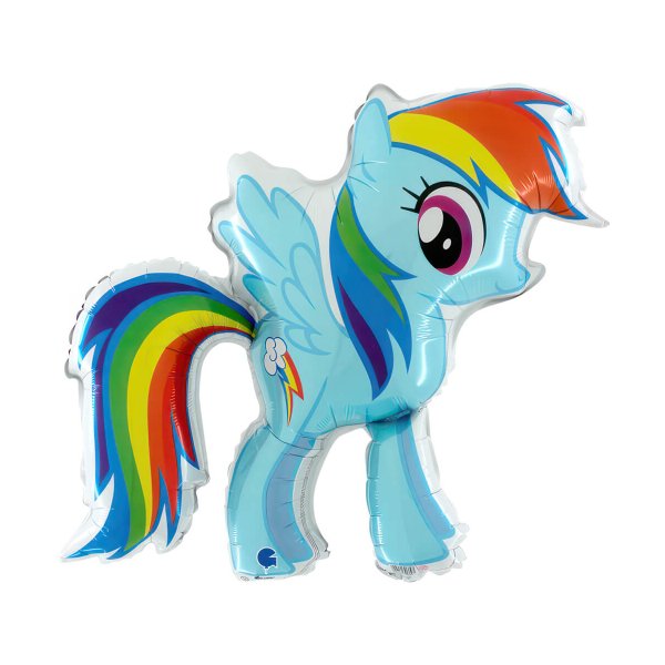 Folieballong - My Little Pony - Rainbow Dash - Form - 84 cm