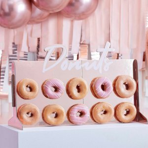 Donutstativ - Donuts - Roségull Donutstativ - Donuts - Roségull