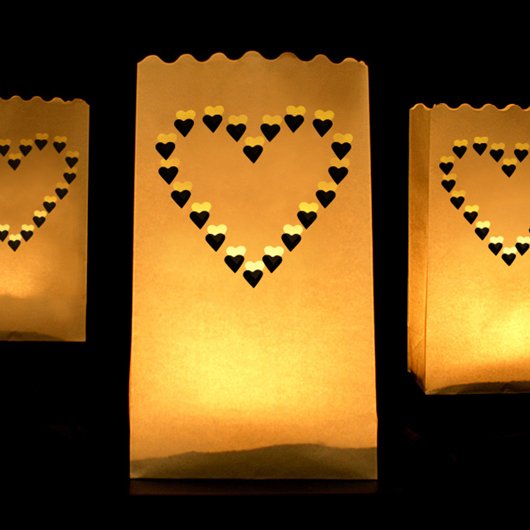 Lykter - Lysposer - Hjerte - 11 lykter Lykter - Lysposer - Hjerte - 11 lykter